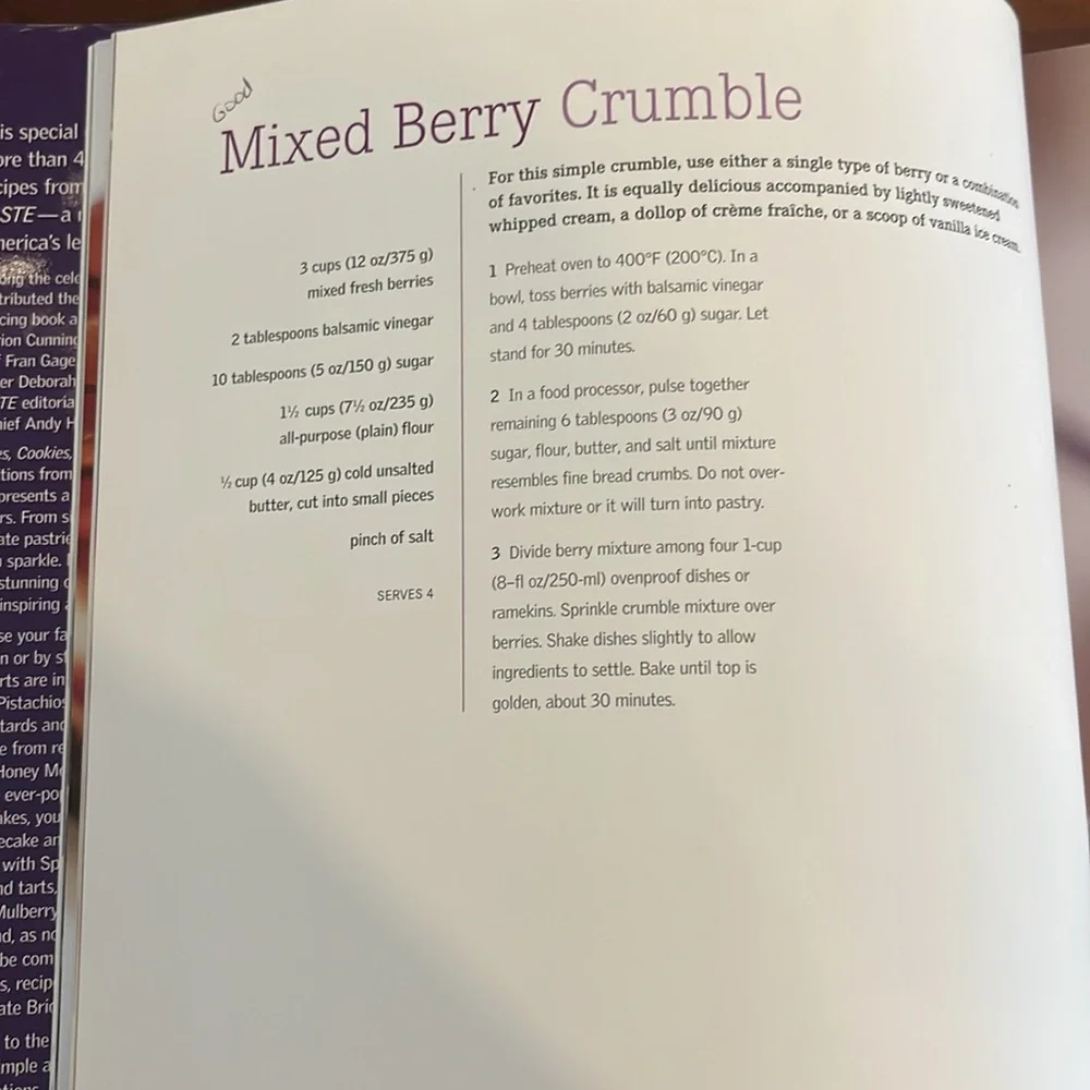 Williams-Sonoma Dessert Cookbook
